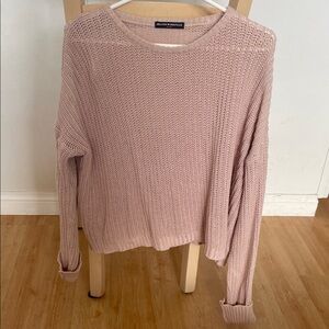 Brandy Melville Pink Knit Sweater
